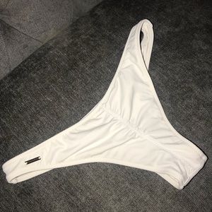 Victorias Secret white scrunch bikini bottom